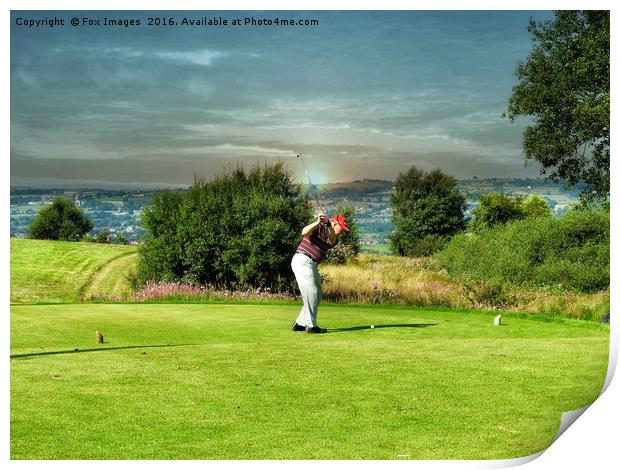 Anyone for golf Print by Derrick Fox Lomax