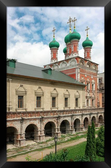 In the monastery. Framed Print by Valerii Soloviov