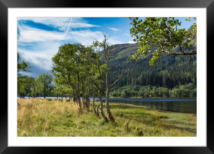 Scottish Loch and mountain  Framed Mounted Print by George Cairns