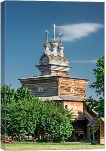 The old wooden Church. Canvas Print by Valerii Soloviov