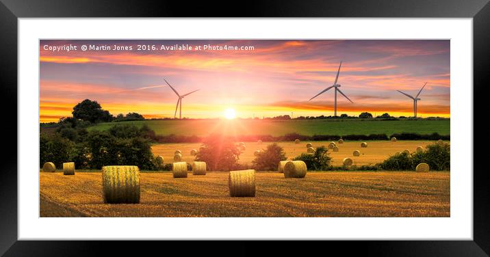 Sunset over Penny Hill Framed Mounted Print by K7 Photography