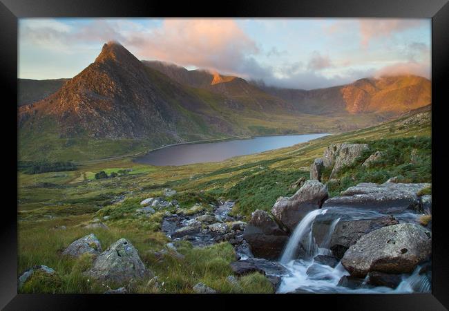 Ogwen valley September 2016 Framed Print by Rory Trappe