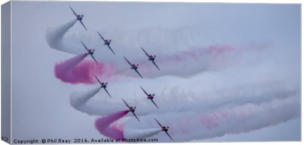 Red arrows Canvas Print by Phil Reay