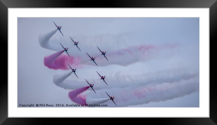 Red arrows Framed Mounted Print by Phil Reay
