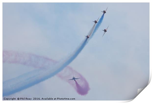 The Red Arrows Print by Phil Reay