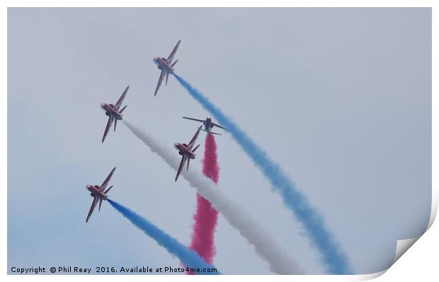 The Red Arrows Print by Phil Reay