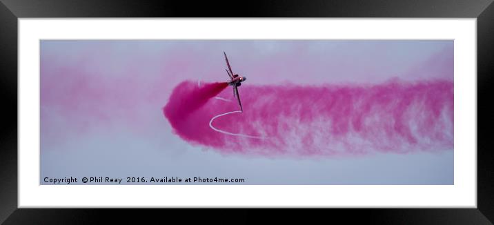 Red Arrows Framed Mounted Print by Phil Reay