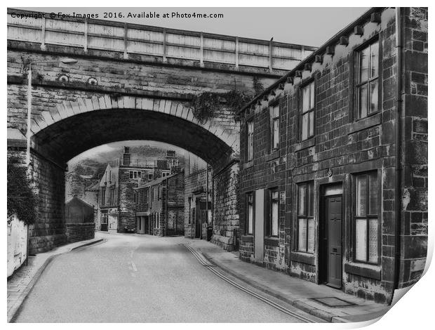 Old railway bridge Print by Derrick Fox Lomax