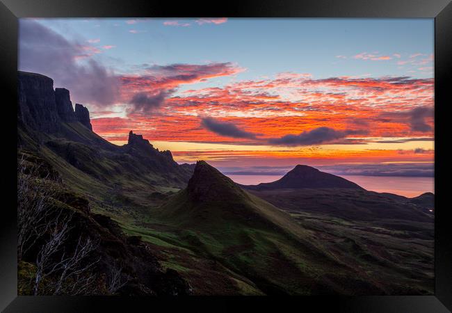 Sunrise @ Quiraing, Isle of Skye Framed Print by Thomas Schaeffer