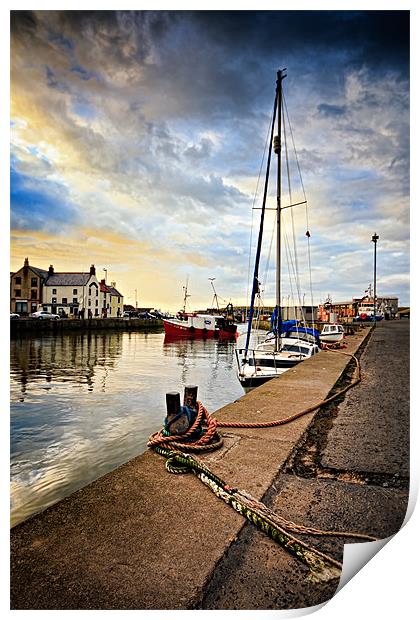 Eyemouth Harbour Print by David Lewins (LRPS)