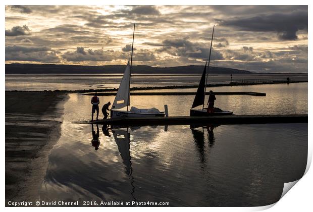 Summer Sailing Print by David Chennell