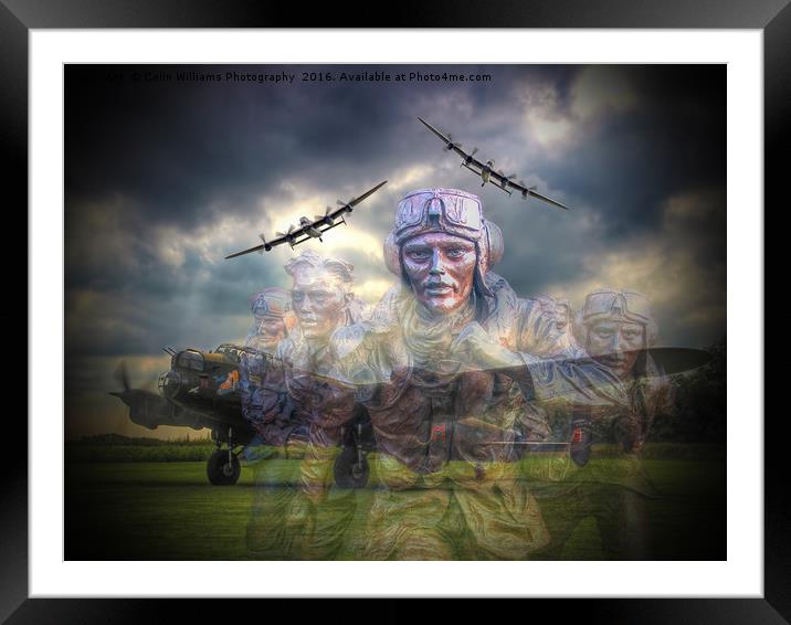 The 3 Lancasters  Framed Mounted Print by Colin Williams Photography