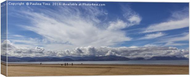 Inch Beach, County Kerry, Ireland Canvas Print by Pauline Tims