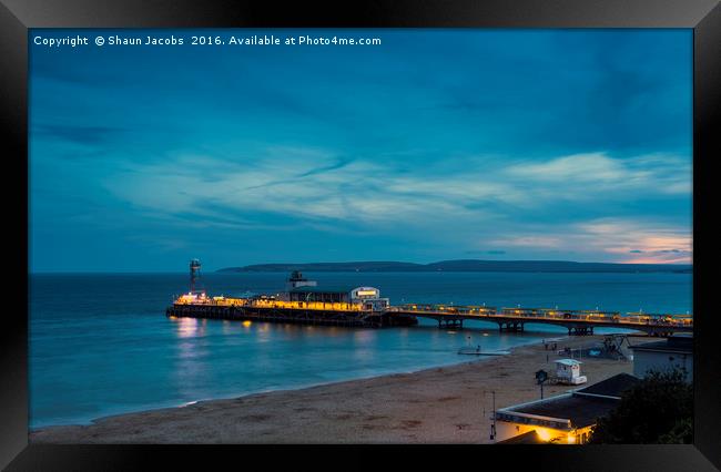 Bournemouth pier  Framed Print by Shaun Jacobs