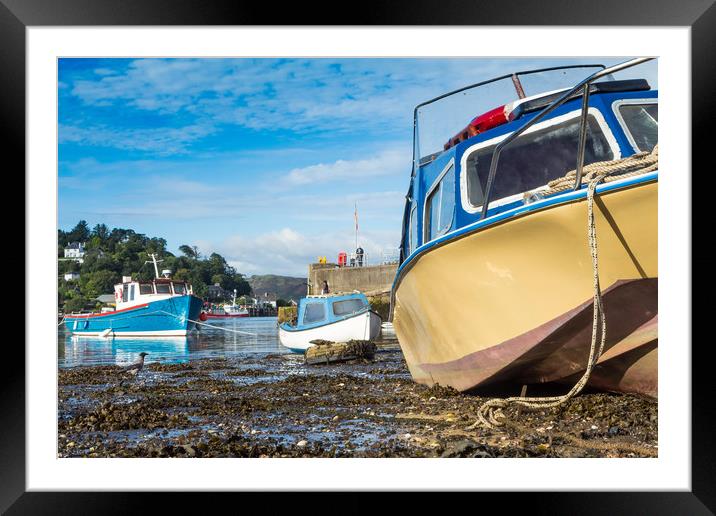 Tide Out in Oban Framed Mounted Print by George Cairns