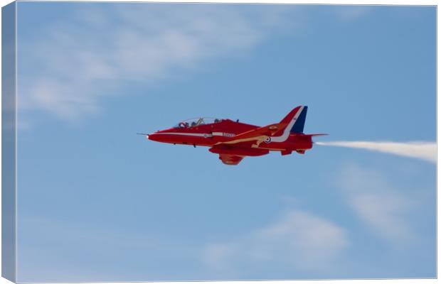 Red Arrow Canvas Print by Roger Green