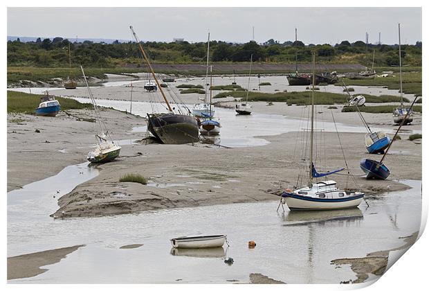 Leigh on Sea Essex Print by David French