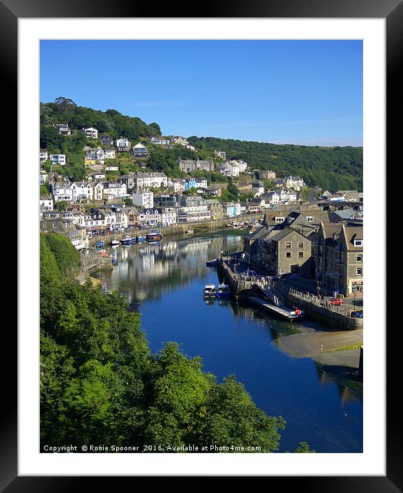 The River Looe early on a summer's morning Framed Mounted Print by Rosie Spooner