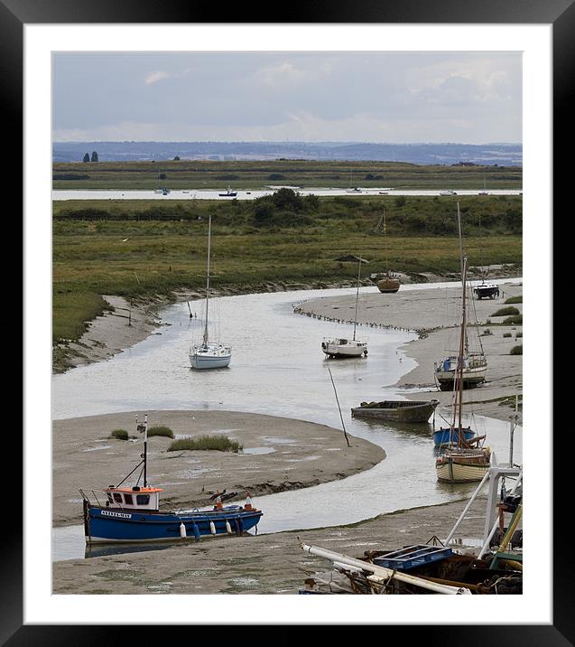 Leigh on Sea Essex Framed Mounted Print by David French
