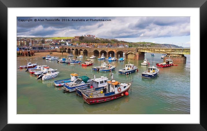Folkestone Harbour Framed Mounted Print by Alan Tunnicliffe