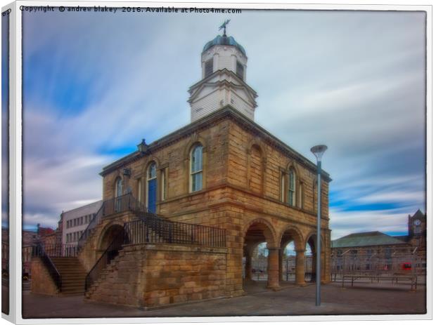 Old Town Hall, South Shields Canvas Print by andrew blakey