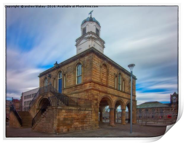 Old Town Hall, South Shields Print by andrew blakey