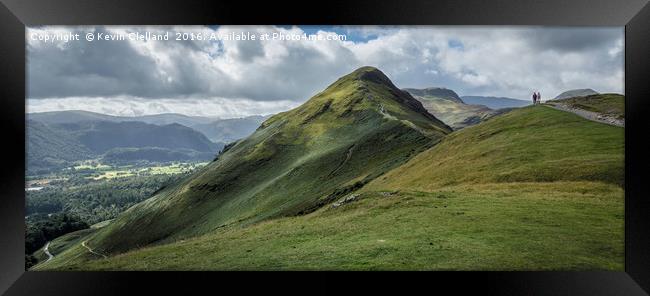 Catbells Framed Print by Kevin Clelland