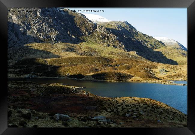 LAKES AND COUNTRYSIDE Framed Print by andrew saxton