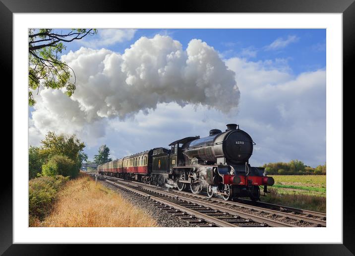 "Morayshire" with an early morning passenger train Framed Mounted Print by Ian Duffield