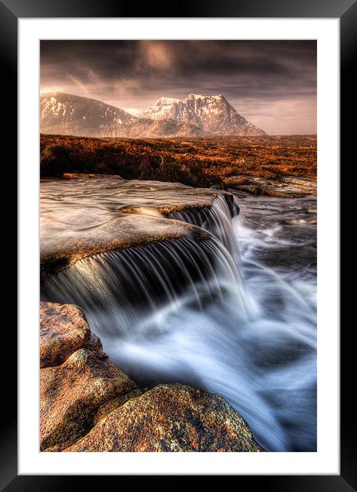 Sron na Creise from 'the Cauldron' Framed Mounted Print by David Mould