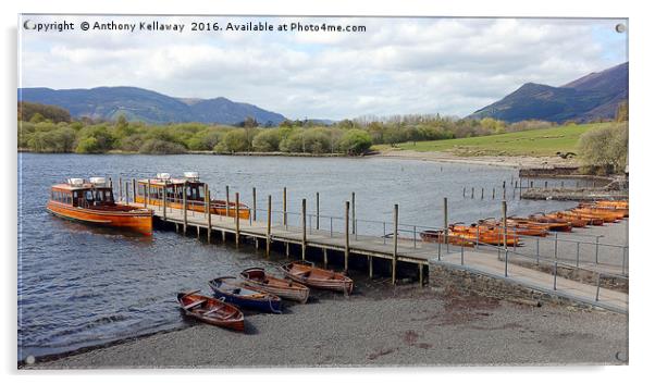    DERWENT WATER BOATS AND CRUISERS                Acrylic by Anthony Kellaway