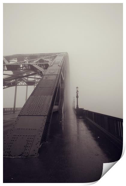 Misty Tyne Print by Toon Photography