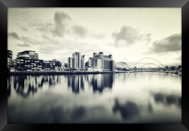 Black and White Reflections Framed Print by Toon Photography