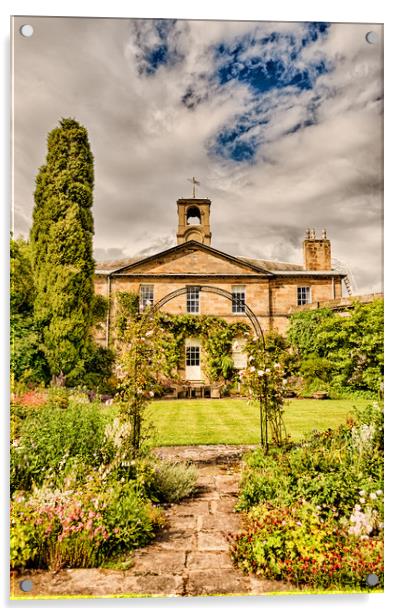 Howick Hall Gardens Acrylic by Naylor's Photography