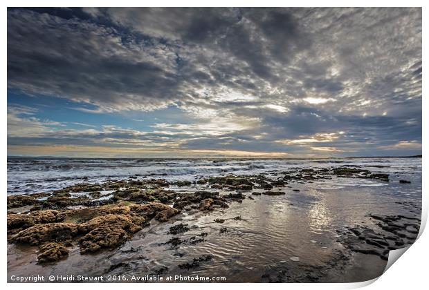 Dunraven Bay, Glamorgan Heritage Coast Print by Heidi Stewart