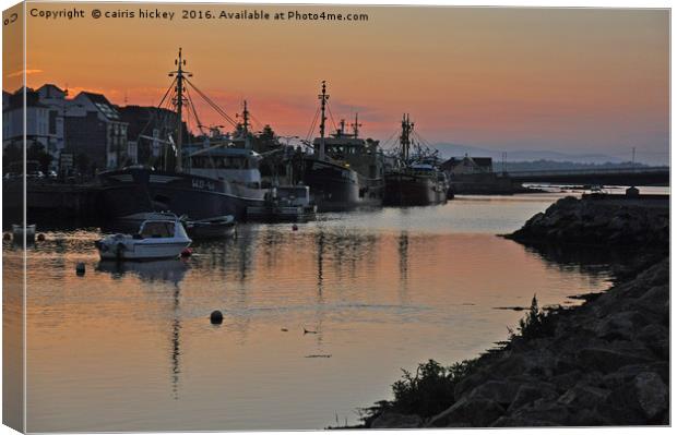 Wexford sunset Canvas Print by cairis hickey