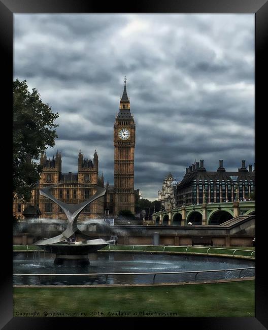 Big Ben London Framed Print by sylvia scotting