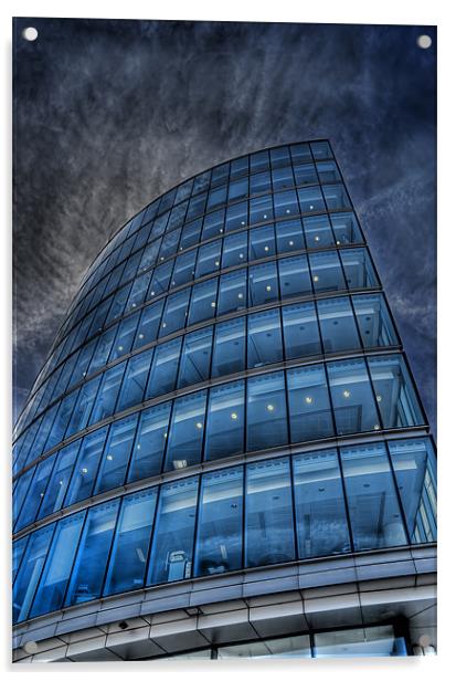 South bank building Acrylic by Andreas Hartmann