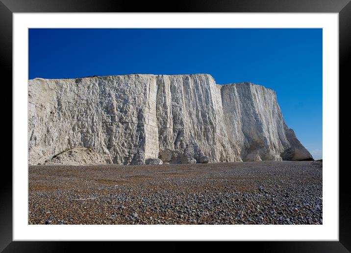 White Face Framed Mounted Print by Annette Johnson