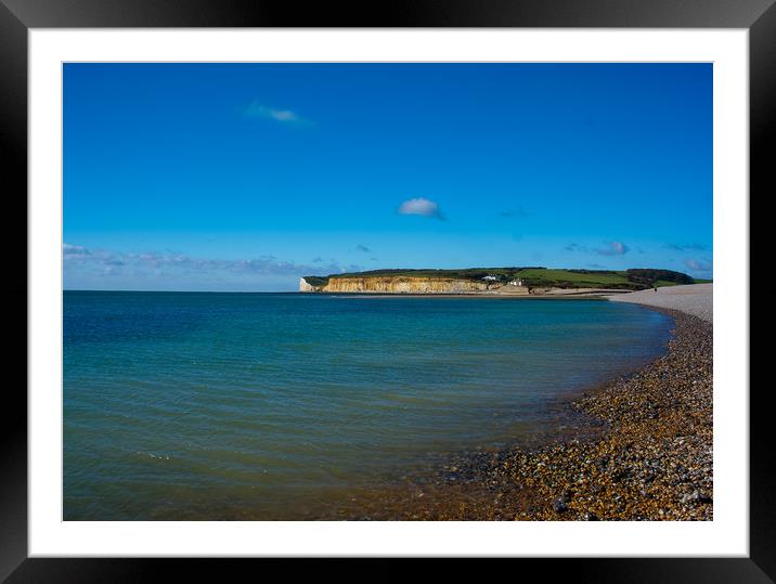 Headland view Framed Mounted Print by Annette Johnson