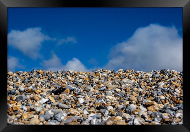 Pebble Beach Framed Print by Annette Johnson