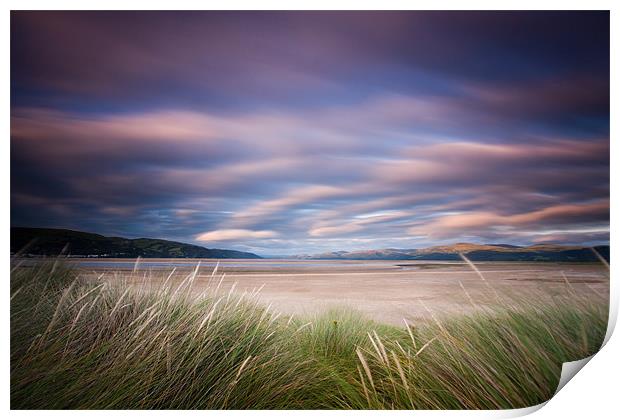 Dyfi Estuary Sunset Print by Izzy Standbridge