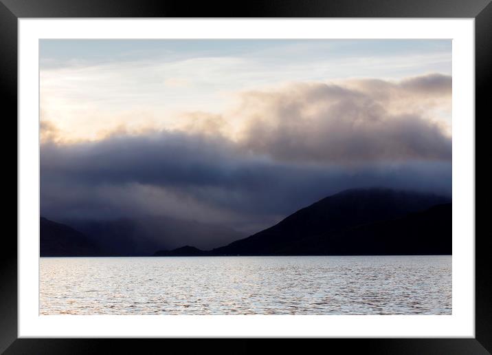 Loch Linnhe in Scotland Framed Mounted Print by Jackie Davies