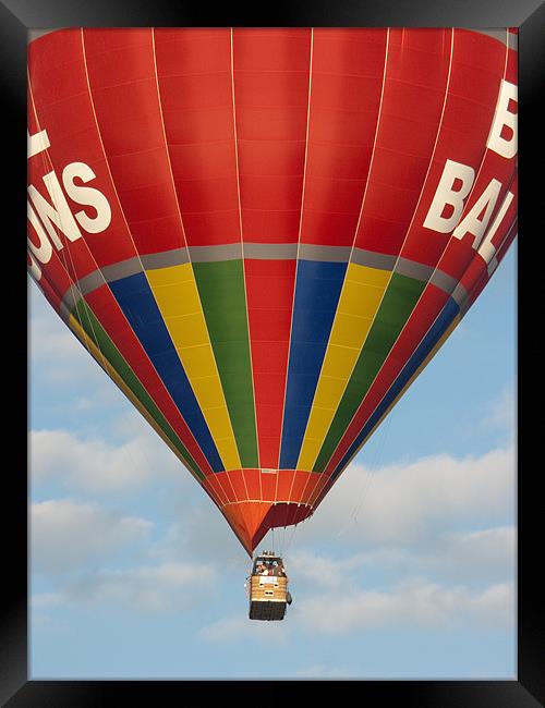 Hot Air Balloons 01 Framed Print by Brian Roscorla
