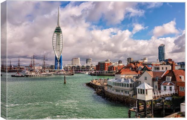 Portsmouth Harbour Canvas Print by Wight Landscapes