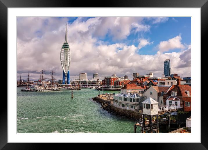 Portsmouth Harbour Framed Mounted Print by Wight Landscapes