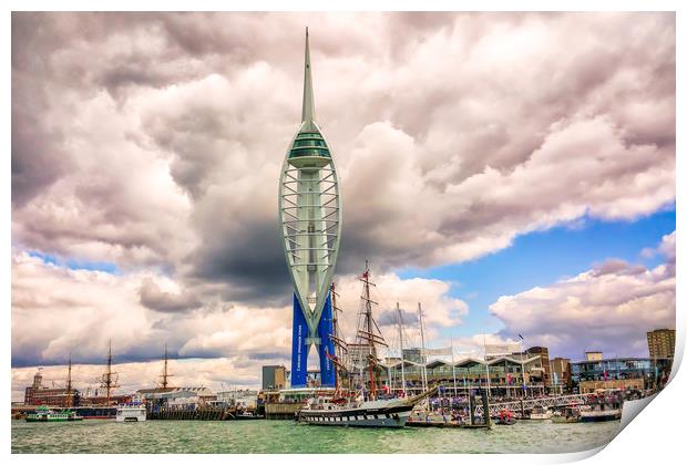 Spinnaker Tower Portsmouth Print by Wight Landscapes