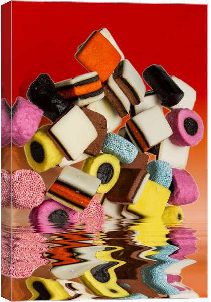 AllSorts Sweets Canvas Print by David French