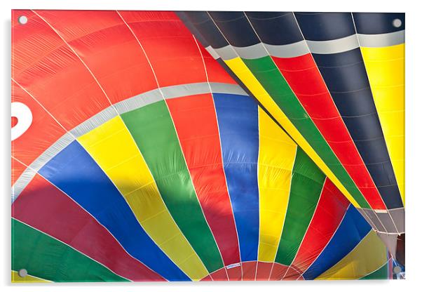 Hot Air Balloons 05 Acrylic by Brian Roscorla