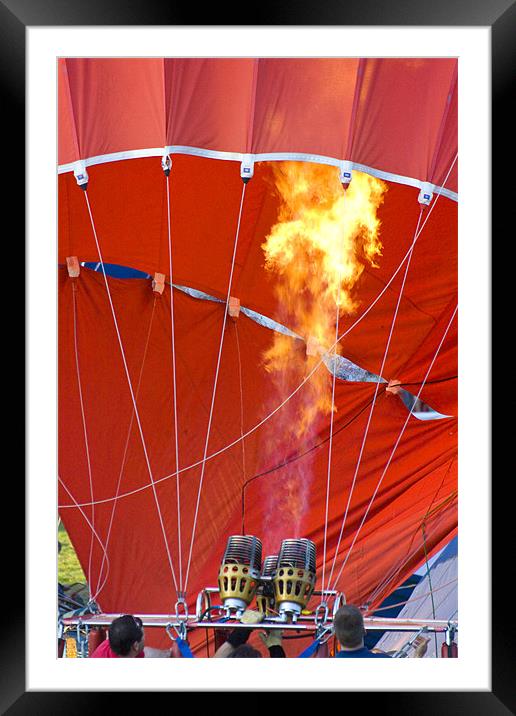 Hot Air Balloons 07 Framed Mounted Print by Brian Roscorla